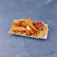 Chicken Fingers with French Fries Special · Breaded or battered crispy chicken. 