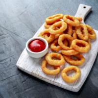 Onions Rings · Thick cut onion rings are made from whole white onions and battered with a subtle blend of s...