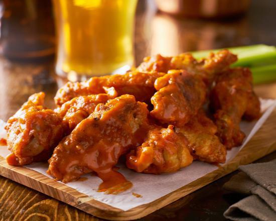 Buffalo Wings · Pub style Buffalo wings with our double fry method.