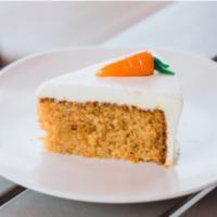 Carrot Cake · Fresh slice of carrot cake