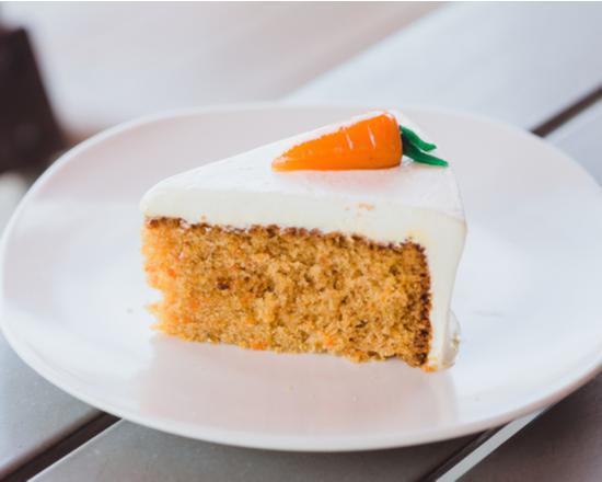Carrot Cake · Fresh slice of carrot cake