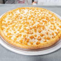 Buffalo Chicken Lover Pizza · Chicken, hot sauce, blue cheese, onion and provolone cheese.