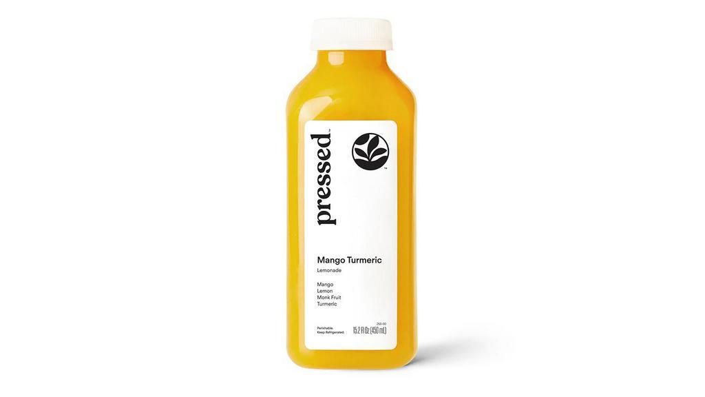 Mango Turmeric Lemonade · The combination of turmeric with refreshing mango and lemon make this elevated lemonade taste like summer in a bottle. Thanks to the anti-inflammatory and antioxidant properties of turmeric, healthy digestion benefits from mango and a natural monk fruit sweetener, it’s a happy choice inside and out.