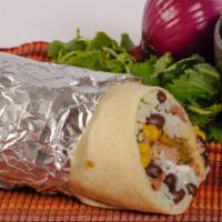 Shredded Beef Build It Burrito or Bowl · Starts with  sour cream, Pepper Jack cheese and cilantro rice. Pick beans (pinto and black),...