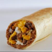 Combo 8. Grilled Grande Burrito · Southwest chicken, steak, or taco meat with refritos, crumbled mexi fries, cheese sauce, and...