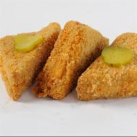 Combo 14. Cheese Frenchee · Sandwich with American cheese and salad dressing that’s hand-dipped in egg batter and cracke...