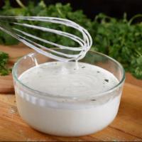 Amigos Famous Ranch Dressing · 1 oz. portion of Amigos Famous Ranch made from scratch