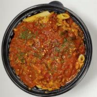 Penne Alla Arrabbiata · Hot sauce made from fresh garlic, tomatoes and red chili and hot pepper flakes, cooked in ol...