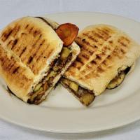 Grilled Vegetables Panini · Eggplant, zucchini and carrots.