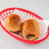 Sausage Patty · Finely minced meat formed into a patty and cooked. 