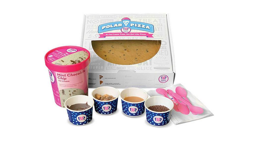 DIY Polar Pizza Kit · Our new DIY polar pizza kits have everything you need to build a custom ice cream treat at home. Customize with a chocolate chip cookie crust or double fudge brownie crust, a pre-packed quart of your favorite ice cream flavor and four toppings to finish it off.
