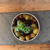 Marinated Olives · Vegetarian.