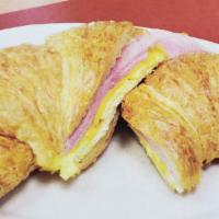 6. Sandwiche con Huevo y Queso · Sandwich with egg, cheese and ham or bacon.