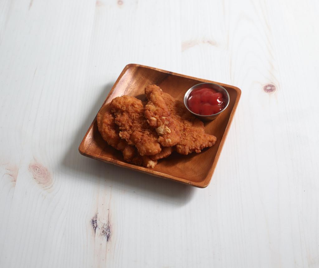 Chicken Fingers · 5 pieces. Served with honey mustard sauce.