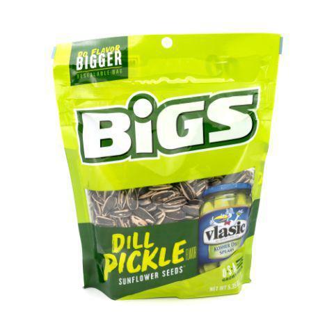 BIGS Classic Dill Pickle 5.35oz · Vlasic® Dill Pickle Sunflower Seeds. We don't like to brag, but these seeds are kind of a big dill. Made in collaboration with the pickle pros at Vlasic®