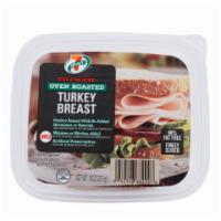 7-Select Oven Roasted Turkey Lunch Meat 9oz · Oven Roasted Turkey Breast makes a savory turkey sandwich