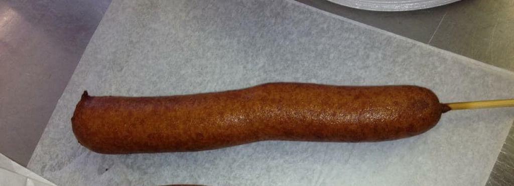 10 Footlong Corn-Dogs · Comes with mustard