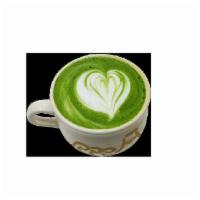 Matcha Latte · Substitution: Organic whole milk/ Organic soymilk/ Almond milk/ Oat milk