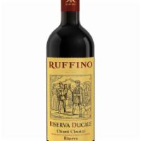 Ruffino Chianti Classico Riserva Ducale, 750mL (14.5% ABV) · Ruffino Chianti Classico Riserva Ducale is a complex and deep red blend characterized by che...