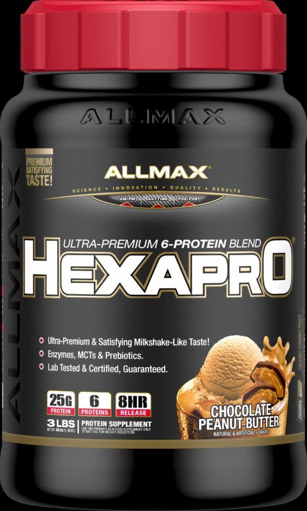 Hexapro 2lb · Meal Replacement, Weight management

6 Highly-Bioavailable Proteins for Fast, Medium, & Sustained Release!
Ultra-premium & satisfying milkshake-like taste
Enzymes, MCT's and prebiotics
Lab tested & certified, guaranteed!