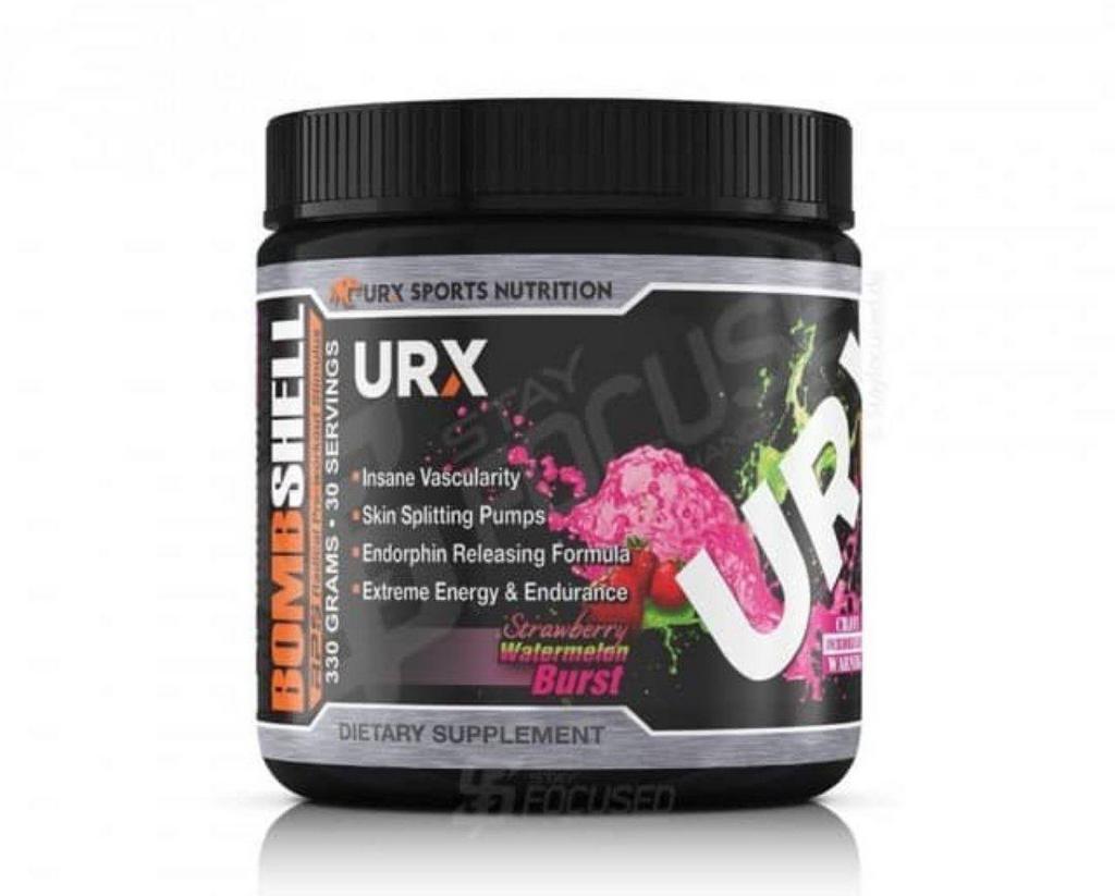 URX · Bombshell.

-TUNNEL VISION FOCUS
-SKIN BURSTING PUMPS
-IDEAL FOR INDIVIDUALS WITH HIGH STIM TOLERANCE
-GREAT STAMINA