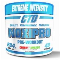 CTD Labs Noxipro · Noxipro

Noxipro is a pre-workout formula to give you extreme energy and mental focus. This ...