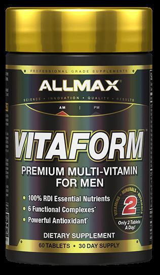 Vitaform · ITAFORM gives you all of the essential vitamins you need and with key nutrients in 6 functional core blends.

100% RDI Essential Nutrients
VIRIMAX™ Male Blend
6 Functional Complexes
POWER Anti-Oxidant Blend