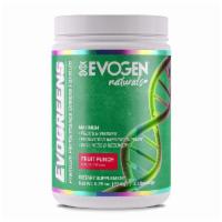 Evogreens Super Food · EVOGREENS:
6 Servings Fruits & Veggies
2 Billion CFU Probiotics for Immune Support
150mg Vit...