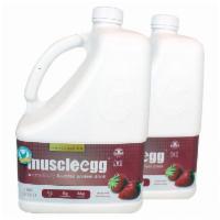 Muslce Egg Strawberry · -1 Gallon holds 160 Pasteurized Egg Whites (Cage Free)
-1 Cup = 25g of Protein
-1 CUp = 10 E...