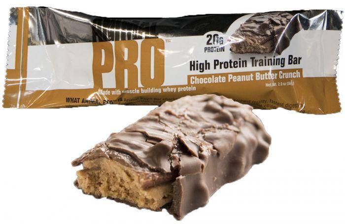 Animal Bar Peanut Butter Crunch · 20 grams quality protein per bar
High quality, fast digesting whey protein
Balanced carbohydrates
Delicious taste profile