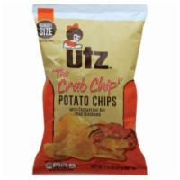 Utz Potato Chips The Crab Chip 7.5oz · Fresh, sliced potatoes and seasoned with Chesapeake Bay crab spices for a true “Crab Chip”.