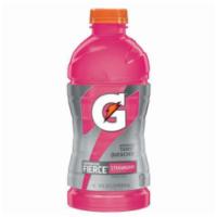 Gatorade Fierce Strawberry 28oz · The bold and intense flavor of Gatorade Fierce Strawberry is great for those leading an acti...