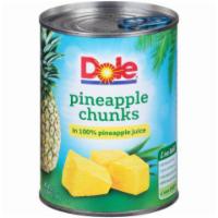 Dole Pineapple Chunks in Juice 20oz · DOLE Pineapple Chunks in 100% Juice are rich in Vitamin C, have no added sugar, and are made...