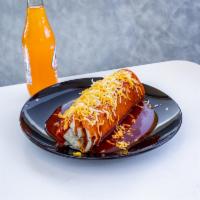 Gordito · Choice of meat, rice, beans, guacamole, sour cream, Mexican salsa, cheese, enchilada sauce, ...