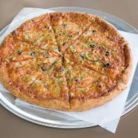 Large Vegetarian Pizza Pie · Vegetarian.