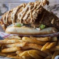 Flounder Po’ Boy · 