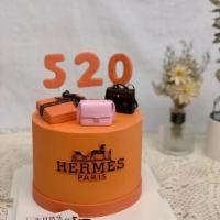 The Hermes Cake · Fondant hand made cake, all edible- please pre-order 1-2 days in advanced.