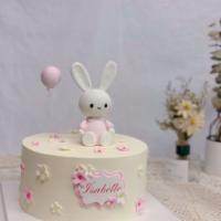 Cute Rabbit Cake · Fondant hand made cake, all edible- please pre-order 1-2 days in advanced.