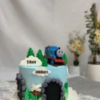 Thomas The Tank Engine Cake · Half fondant Cake. Please Pre-order 1-2 days in advanced