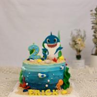 Baby Sharks Cake · FONDANT CAKE. Please preorder at least 1 day in advanced