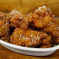 Wings / Drumsticks / Tenders · Korean Fried Chicken Wings, Drumsticks, Tenders with amazing sauces.

1 sauce for 5/8 wings,...