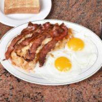 2 Eggs any Style with Bacon · 