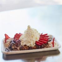 The Real Deal  · Nutella, strawberries and whipped cream.