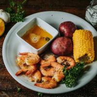 1/2 LB. Shrimp (Head-off) · With your choice of 2 sides