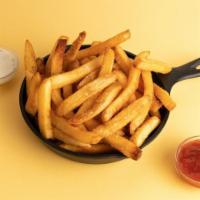 French Fries · Our fries are made using Premium Grade A Russet potatoes and cooked to ensure maximum crispi...