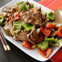 60. Pepper Steak with Onion · 