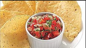 Chips and Salsa · Fresh made salsa and handmade chips cooked to order.