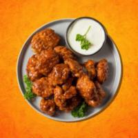 Boneless Buffalo Wings 15 Pcs · 5 Boneless chicken wings with choice of your favorite wing style. Served with your choice of...