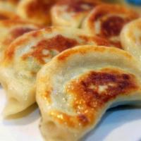 8. Pork dumplings · 6 pieces.