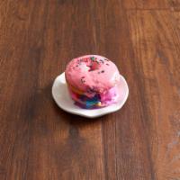Donut Ice Cream Sandwich · Any classic or specialty non-filled donut, plus any available ice cream.